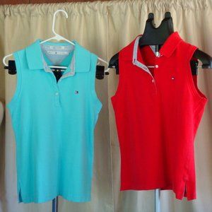 Two Tommy Hilfiger Polo Tops